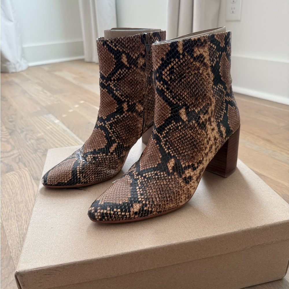 Madewell Fiona Boot in Snake Embossed Leather - Picture 7 of 8